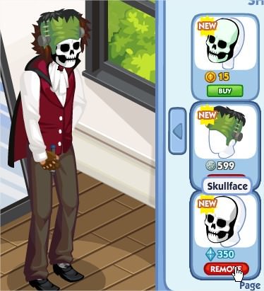 The Sims Social, Skullface