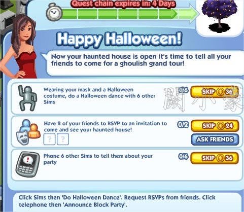 The Sims Social, Happy Halloween! 7