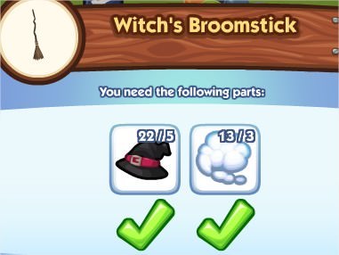 The Sims Social, Witch's BroomStick
