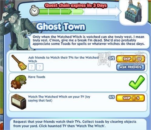 The Sims Social, Ghost Town 4