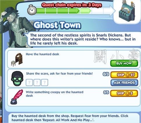 The Sims Social, Ghost Town 5
