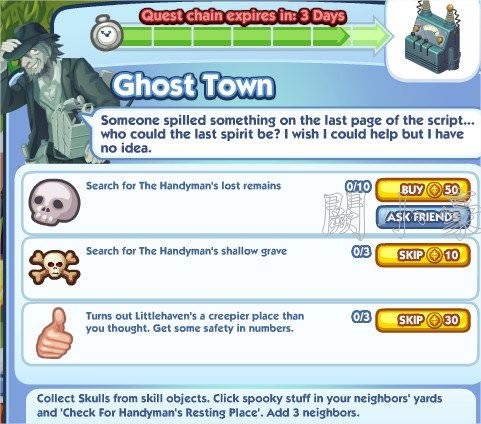 The Sims Social, Ghost Town 7