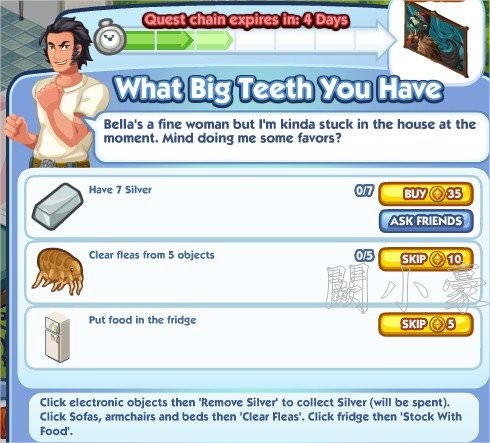 The Sims Social, What Big Teeth You Have 3