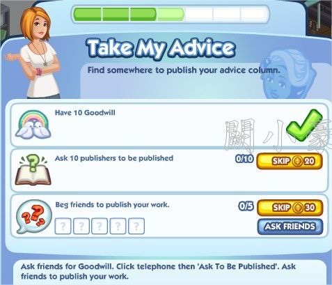 The Sims Social, Take My Advice 4