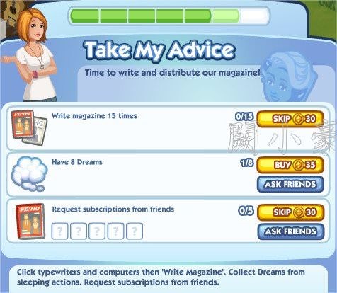 The Sims Social, Take My Advice 6