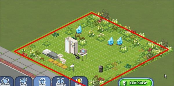 The Sims Social, room