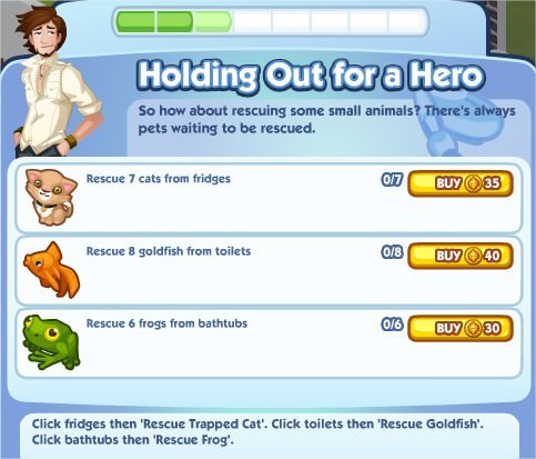 The Sims Social, Holding Out for a Hero 3