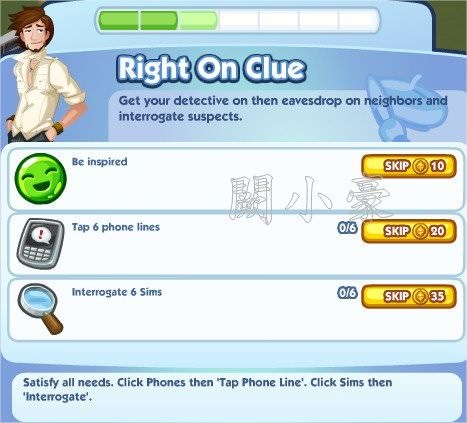 The Sims Social, Right On Clue 3