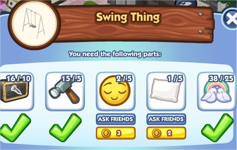 The Sims Social, Swing Thing