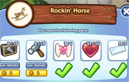 The Sims Social, Rockin' Horse