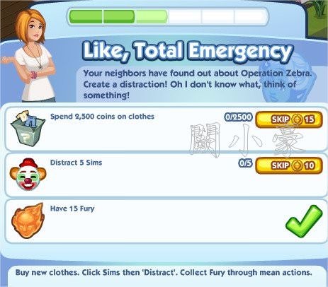 The Sims Social, Like, Total Emergency 3