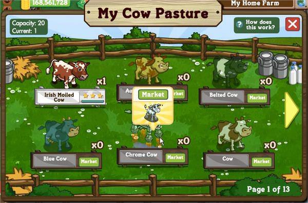 FarmVille, Cow Pasture