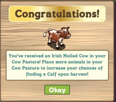 FarmVille, Cow Pasture