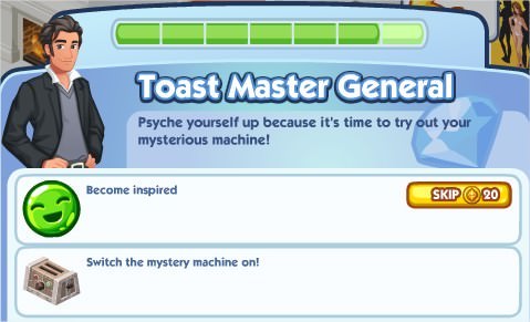 The Sims Social, Toast Master General 7