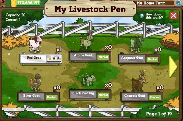FarmVille, Livestock Pen