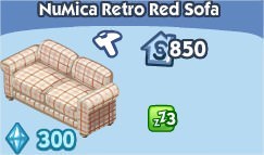 The Sims Social, sofa