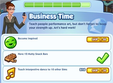 The Sims Social, Business Time 7