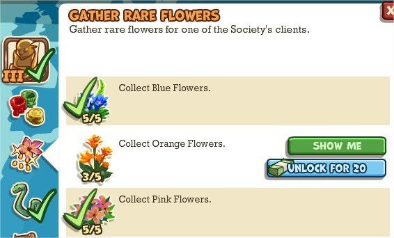 Adventure World, Gather Rare Flowers