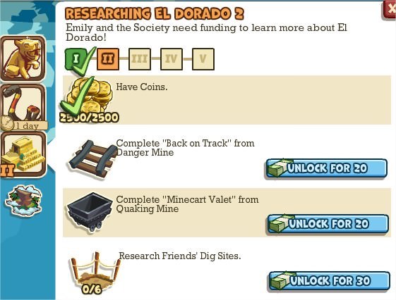 Adventure World, Researching El Dorado 2