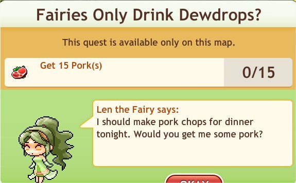 任務：Fairies Only Drink Dewdrops?