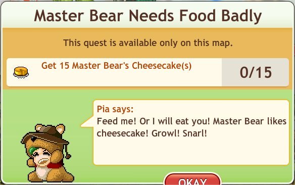 任務：Master Bear Needs Food Badly