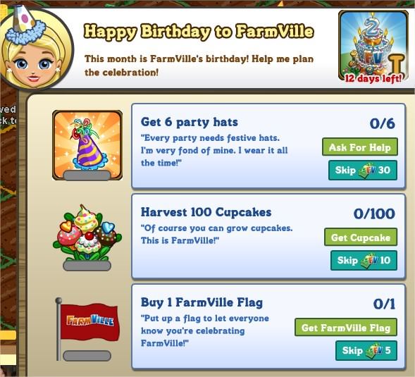 FarmVille, Happy Birthday to FarmVille