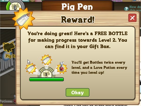 FarmVille, pig pen