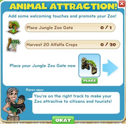 CityVille, Zoo animal