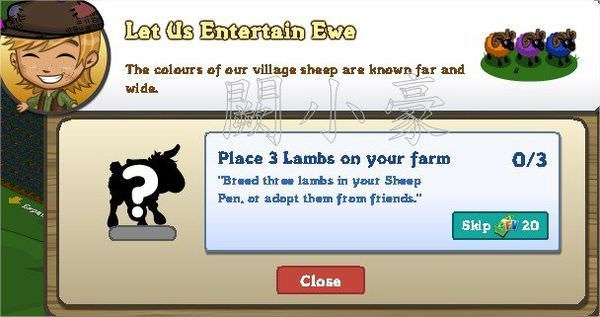 FarmVille, english quest