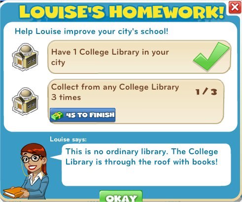 Louise's Homework!