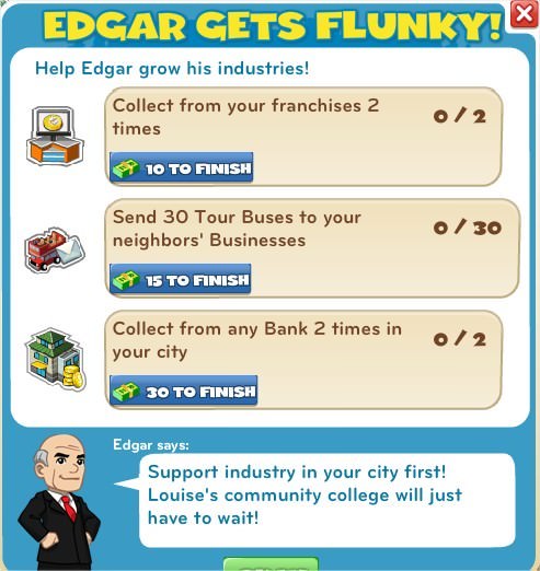 Edgar Gets Flunky!