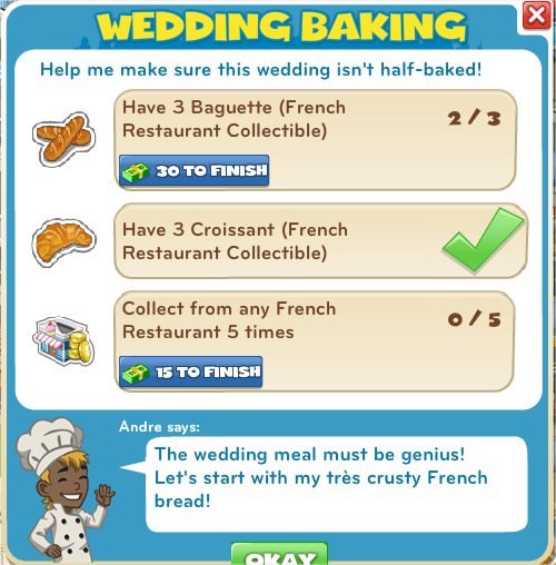 Wedding baking