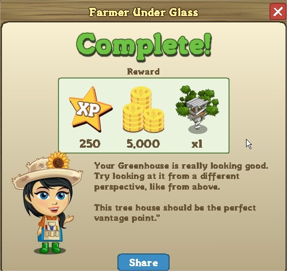 FarmVille, Farmer Under Glass