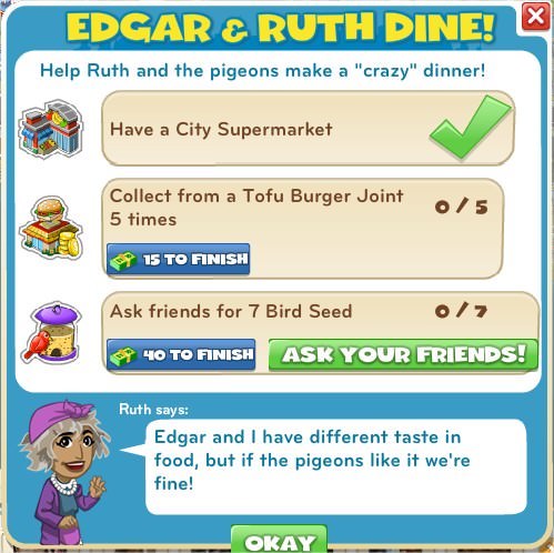 Edgar & Ruth Dine!