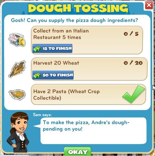 Dough tossing