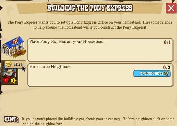 BUILDING THE PONY EXPRESS