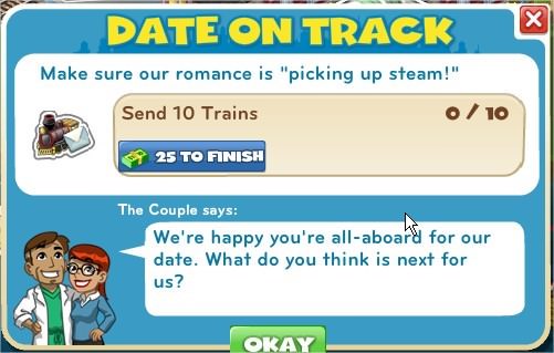 Date on Track