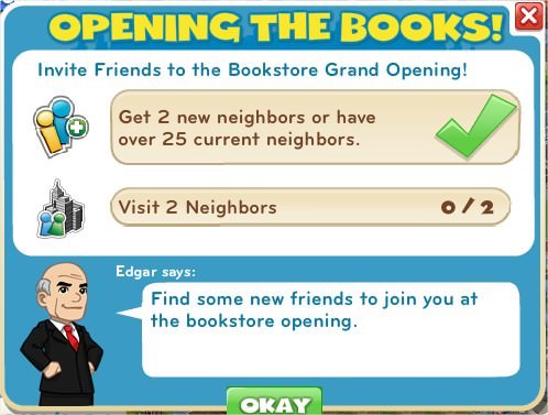 Opening the books!