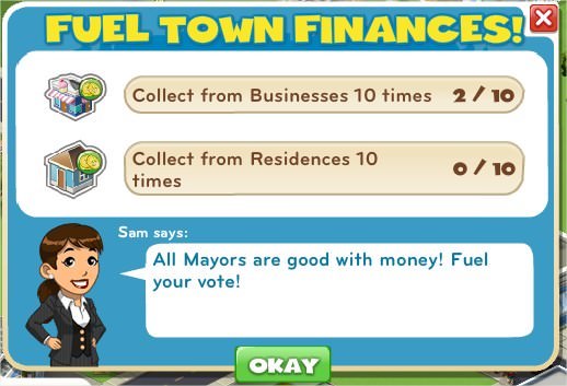 Fuel Town Finances!
