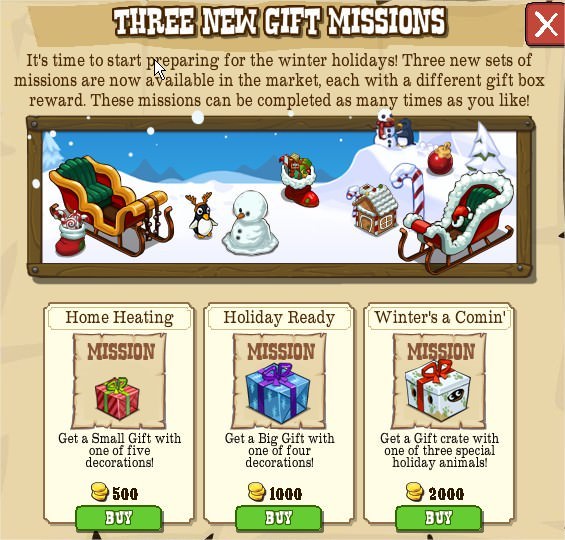 GIFT MISSIONS