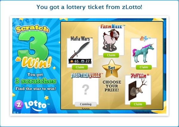 Zynga, Lotto
