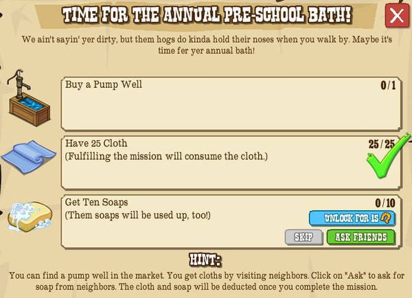 TIME FOR THE ANNUAL PRE-SCHOOL BATH!