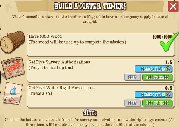 BUILD A WATER TOWER!