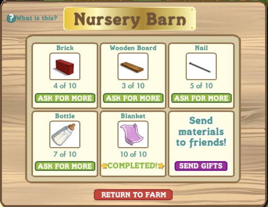 farmville, nursery barn