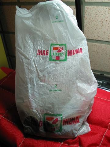 惡搞拍賣 菲律賓7-11塑膠袋1