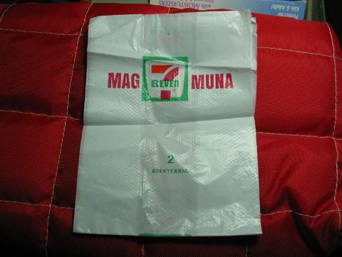 惡搞拍賣 菲律賓7-11塑膠袋2