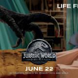 Movie, Jurassic World: Fallen Kingdom(美國) / 侏羅紀世界：殞落國度(台) / 侏罗纪世界2(中) / 侏羅紀世界：迷失國度(港), 電影海報, 美國, 橫版