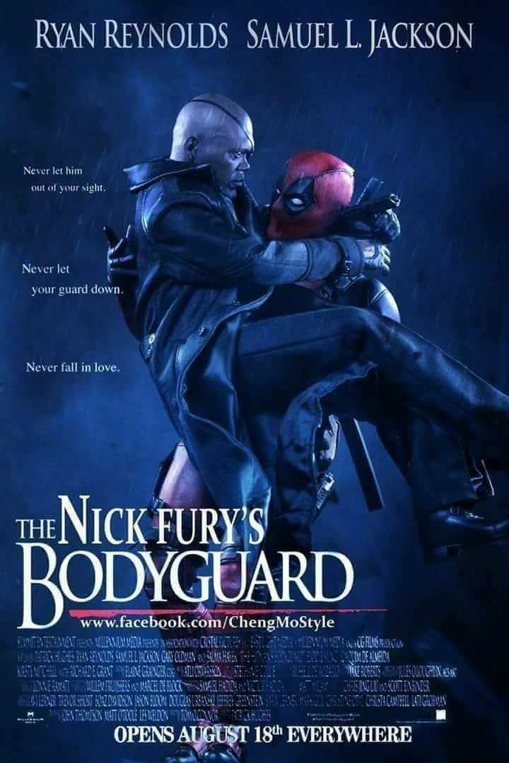 Movie, The Hitman's Bodyguard(美國) / 殺手保鑣(台) / 王牌保镖(中) / 鑣救殺手(港), 粉絲創作電影海報
