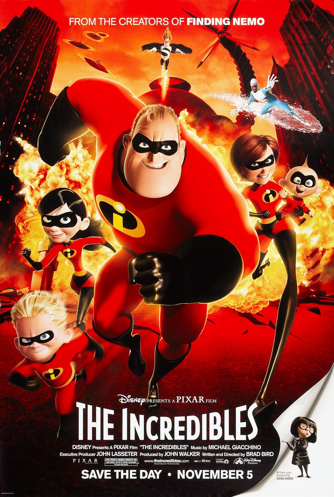 Movie, The Incredibles(美國, 2004) / 超人特攻隊(台) / 超人总动员(中) / 超人特工隊(港), 電影海報, 美國