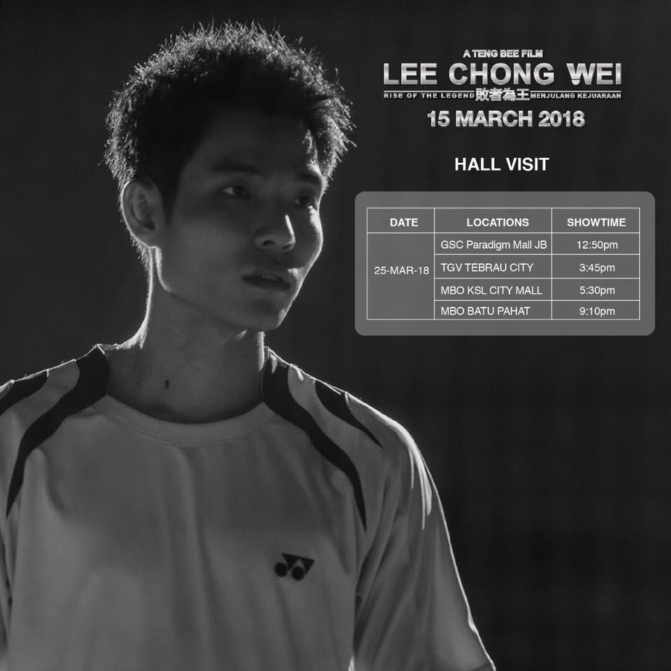 Movie, Lee Chong Wei: Rise of the Legend(馬來西亞, 2018) / 李宗偉：敗者為王(台) / 李宗伟：败者为王(中), 角色介紹卡
